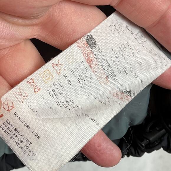 Bear USA Down Feather Full Zip Puffer Jacket Black Large - Picture 11 of 12